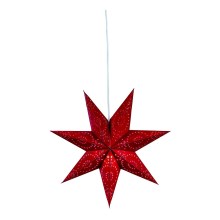 Markslöjd 700122 - Різдвяні прикраси SATURNUS 1xE14/25W/230V діаметр 45 см червоний