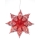 Markslöjd 702561 - Різдвяні прикраси HALL 1xE14/25W/230V червоний 70 cm