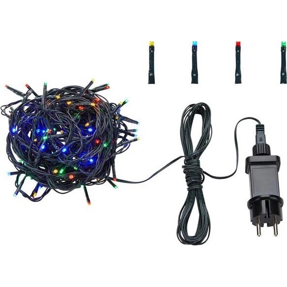 Markslöjd 703357 - Светодиодная уличная рождественская гирлянда SKEN 120xLED 17 м IP44 разноцветная