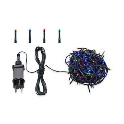 Markslöjd 703358 - светодиодная (LED) уличная гирлянда SKEN, 80 светодиодов, 13 м, IP44, многоцветная