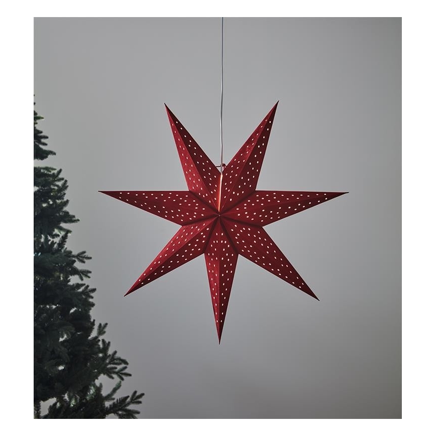 Markslöjd 704902 - Різдвяні прикраси CLARA 1xE14/6W/230V 75 cm червоний