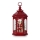Markslöjd 704975 - Светодиодное рождественское украшение «Фонарь» ROLF LED/3xAA красное