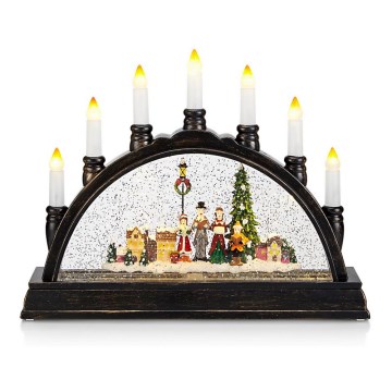 Markslöjd 704983 - LED Різдвяний свічник KARSTEN 9xLED/0,25W/4,5V