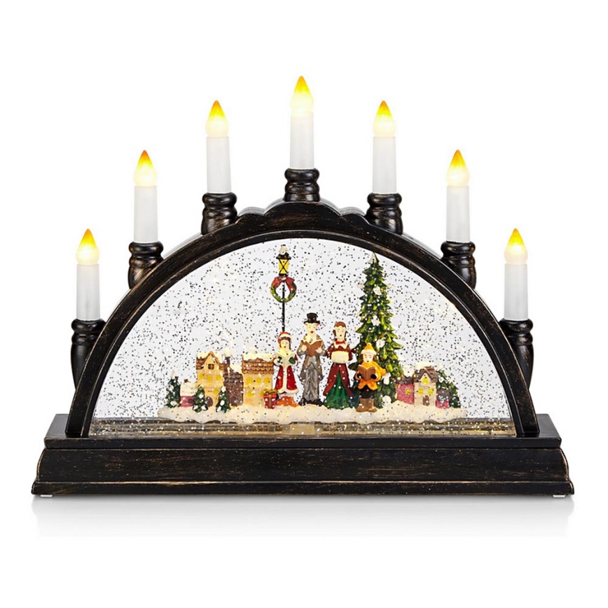 Markslöjd 704983 - LED Різдвяний свічник KARSTEN 9xLED/0,25W/4,5V