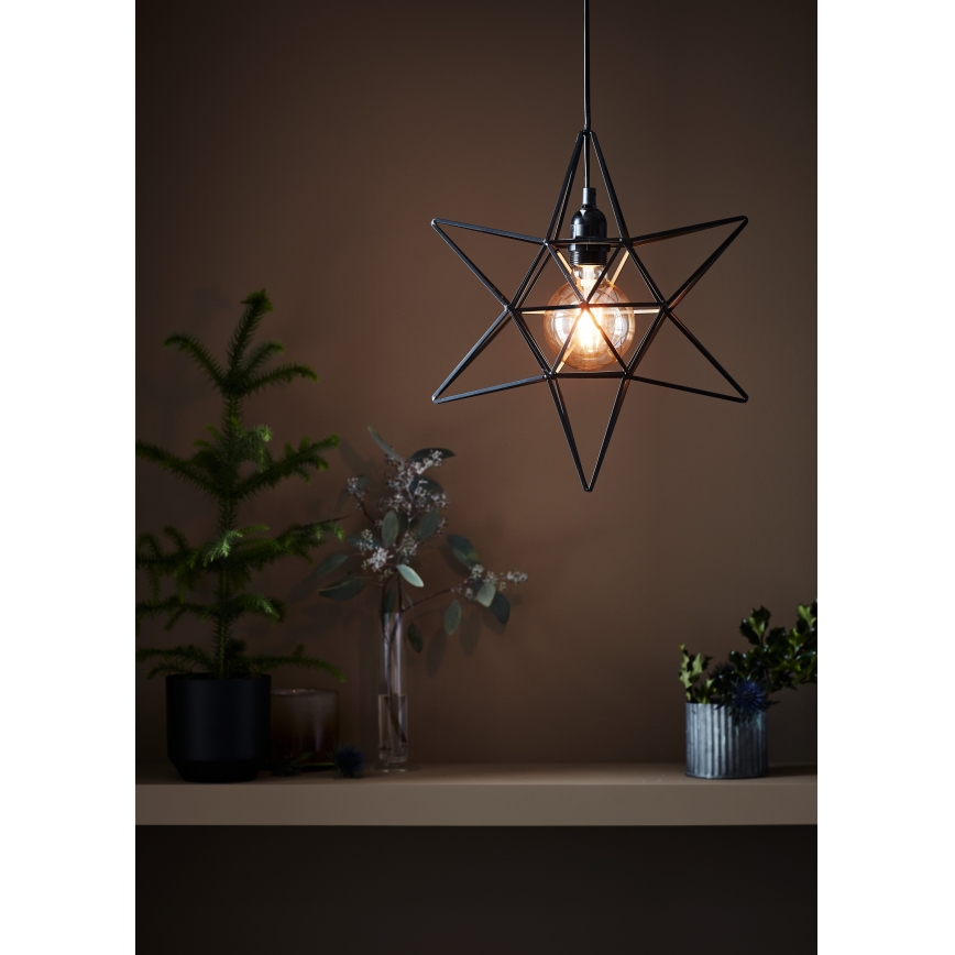 Markslöjd 705299 - Рождественское украшение CONTOUR 1xE27/40W/230V черный