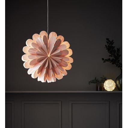 Markslöjd 705307 - Різдвяні прикраси MARIGOLD 1xE14/25W/230V 60 cm рожевий