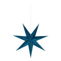 Markslöjd 705487 - Рождественское украшение VELOURS 1xE14/6W/230V 75 см синее