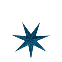 Markslöjd 705487 - Різдвяні прикраси VELOURS 1xE14/6W/230V 75 cm синій