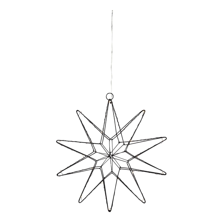 Markslöjd 705749 - Різдвяна LED декорація GLEAM LED/0,6W/3xAA чорний