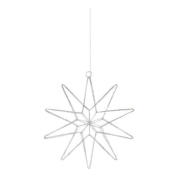 Markslöjd 705750 - Різдвяна LED декорація GLEAM LED/0,6W/3xAA срібний