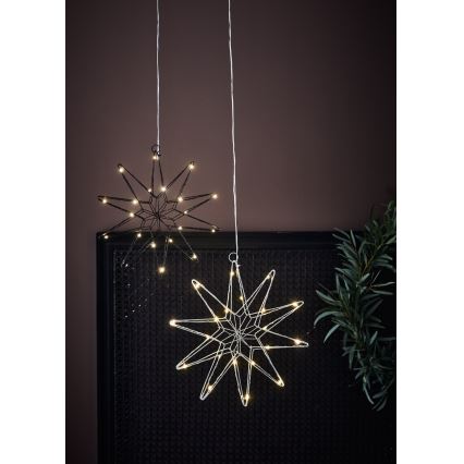 Markslöjd 705750 - Светодиодное рождественское украшение GLEAM LED/0,6W/3xAA серебристый