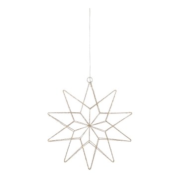 Markslöjd 705751 - Светодиодное рождественское украшение GLEAM LED/0,6W/3xAA золотистый
