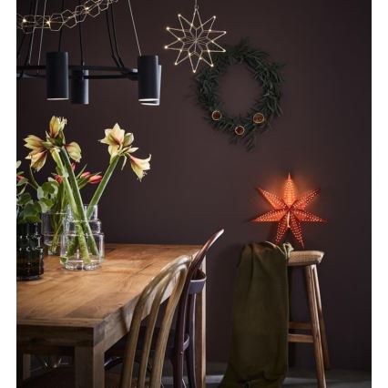 Markslöjd 705758 - Різдвяний свічник BROSA XL 7xE10/3W/230V