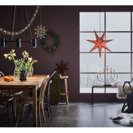 Markslöjd 705758 - Різдвяний свічник BROSA XL 7xE10/3W/230V