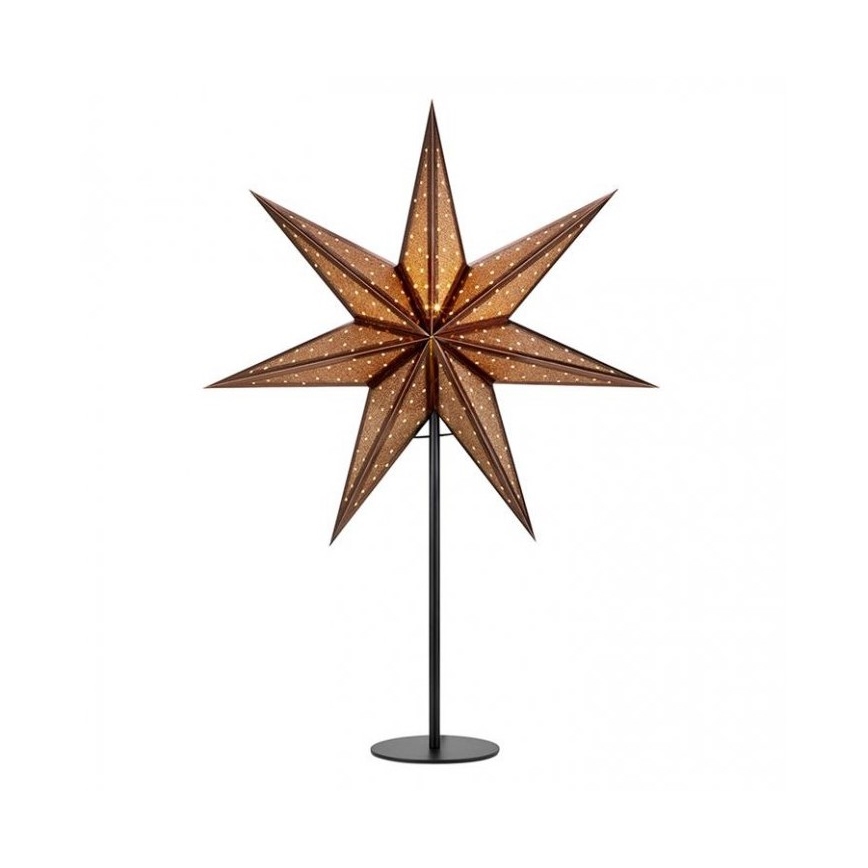 Markslöjd 705796 - Різдвяна прикраса GLITTER 1xE14/25W/230V 65 см бронзова /чорна