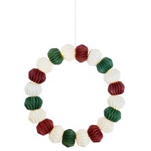 Markslöjd 705815 - Светодиодное рождественское украшение TUBBY LED/0,6W/3xAA белый/зеленый/красный