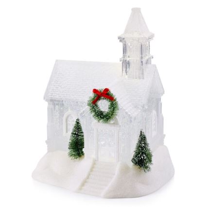 Markslöjd 705820 - Світлодіодна різдвяна прикраса CHAPELLE LED/0,9W/3xAA каплиця