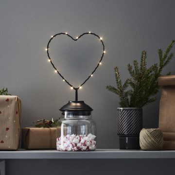 Markslöjd 705855 - Різдвяна LED декорація SWEETIE LED/0,45W/3xAA серце