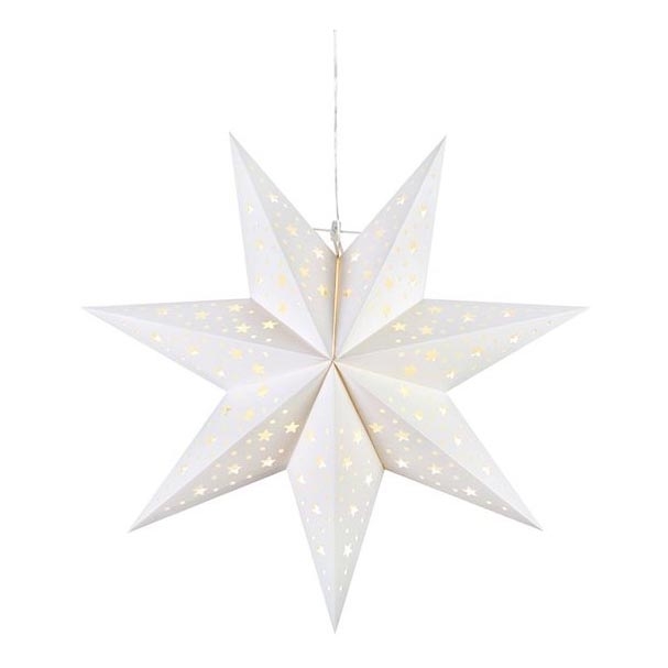 Markslöjd 705897 - Светодиодное рождественское украшение BLANK LED/0,4W/3xAA диаметр 45 см белый
