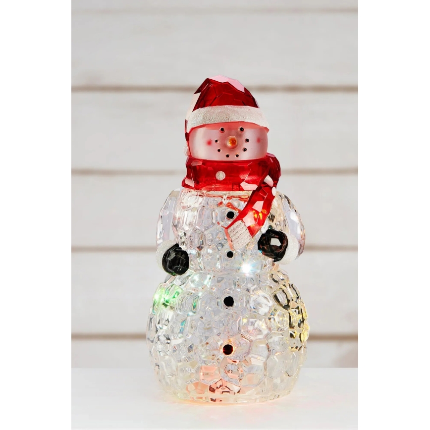Markslöjd 706045 - LED Різдвяна прикраса HENRY LED/0,06W/3xAAA сніговик