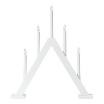 Markslöjd 706222 - Різдвяний свічник ARIELE 5xE10/3W/230V сосна/біла