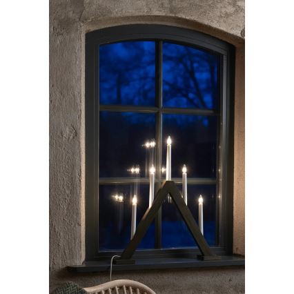 Markslöjd 706224 - Рождественский подсвечник ARIELE 5xE10/3W/230V сосна/коричневый