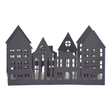 Markslöjd 706364 - LED Різдвяний свічник YORK 3xLED/0,1W/1xCR2032 чорний