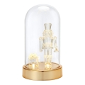 Markslöjd 706527 - LED різдвяна прикраса ISLA LED/0,12W/3xAA латунь/щелкунчик