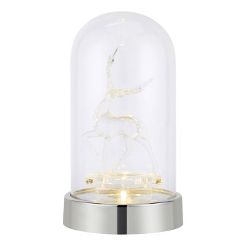 Markslöjd 706528 - LED рождественское украшение ISLA LED/0,06W/3xAA глянцевый хром/олень