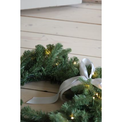 Markslöjd 706541 - Уличный светодиодный рождественский венок VINTRA LED/3W/3xAA, диаметр 60 см, IP44, тёплый белый