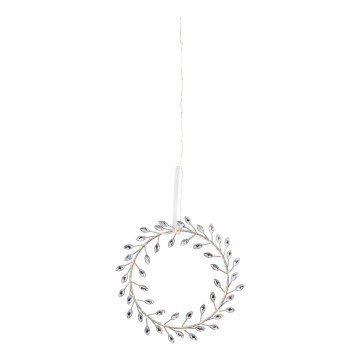 Markslöjd 706557 - LED Різдвяна прикраса ARIA LED/3,12W/2xAA срібна