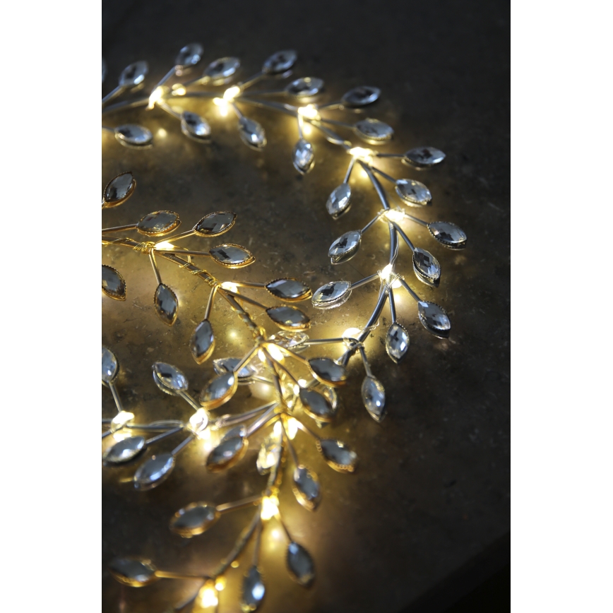 Markslöjd 706557 - LED Різдвяна прикраса ARIA LED/3,12W/2xAA срібна