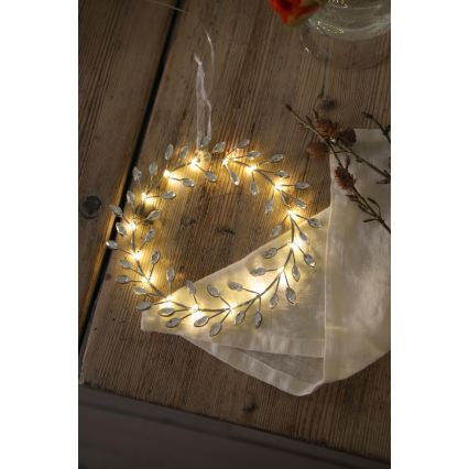 Markslöjd 706557 - Рождественская LED-декорация ARIA LED/3,12W/2xAA серебристая