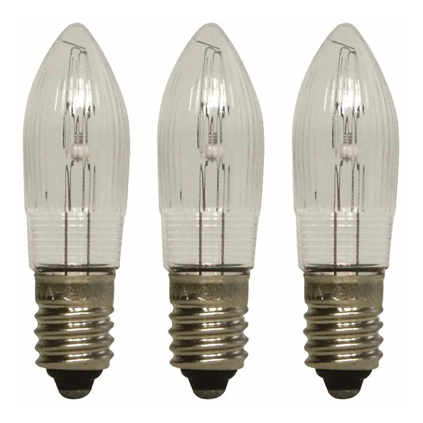 Markslöjd 8264 - НАБОР 3x Технический рождественская лампочка TOPPLAMPA E10/3W/55V