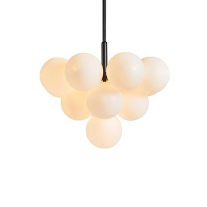 Маркслойд 107911 - Люстра на штанзі МЕРЛОТ 13xG9/20W/230V діам. 56 см біла/чорна