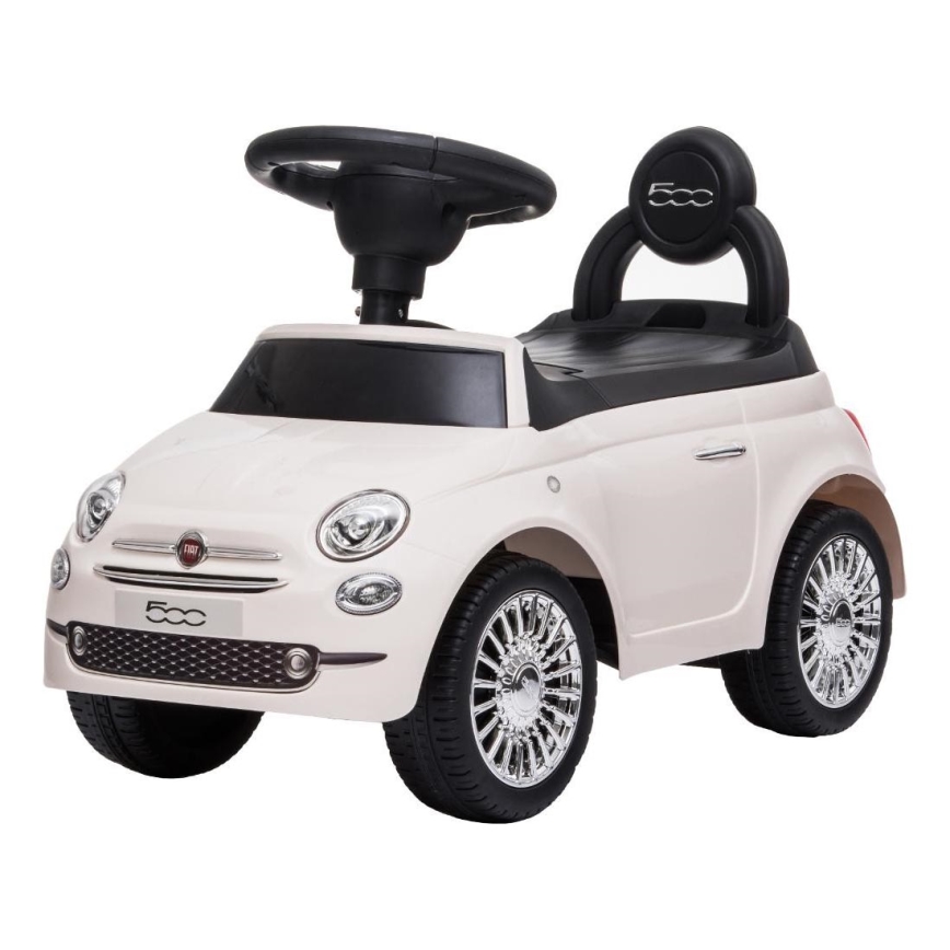 Машинка для катания Fiat 500 кремовый