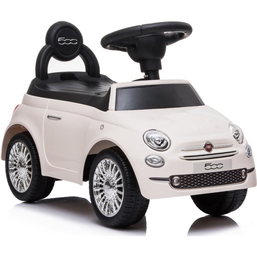 Машинка для катания Fiat 500 кремовый