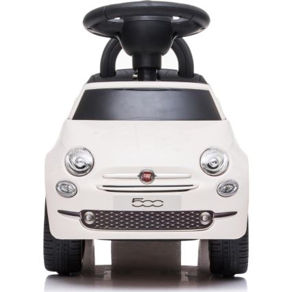 Машинка для катания Fiat 500 кремовый