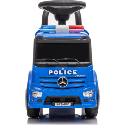 Машинка для катания Mercedes Полицейская машина 2xAA синий