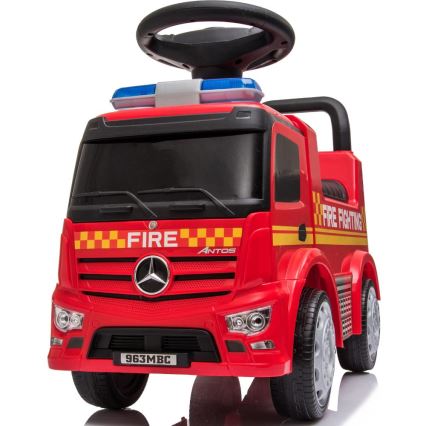 Машинка для катания Mercedes Пожарная машина 2xAA красный