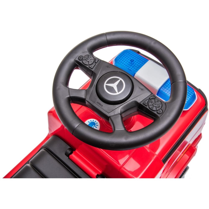 Машинка для катания Mercedes Пожарная машина 2xAA красный