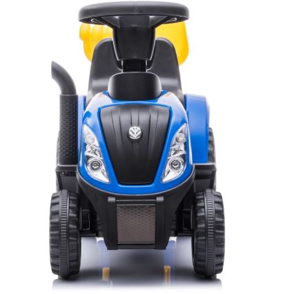 Машинка для катания NEW HOLLAND 2xAA синий/черный