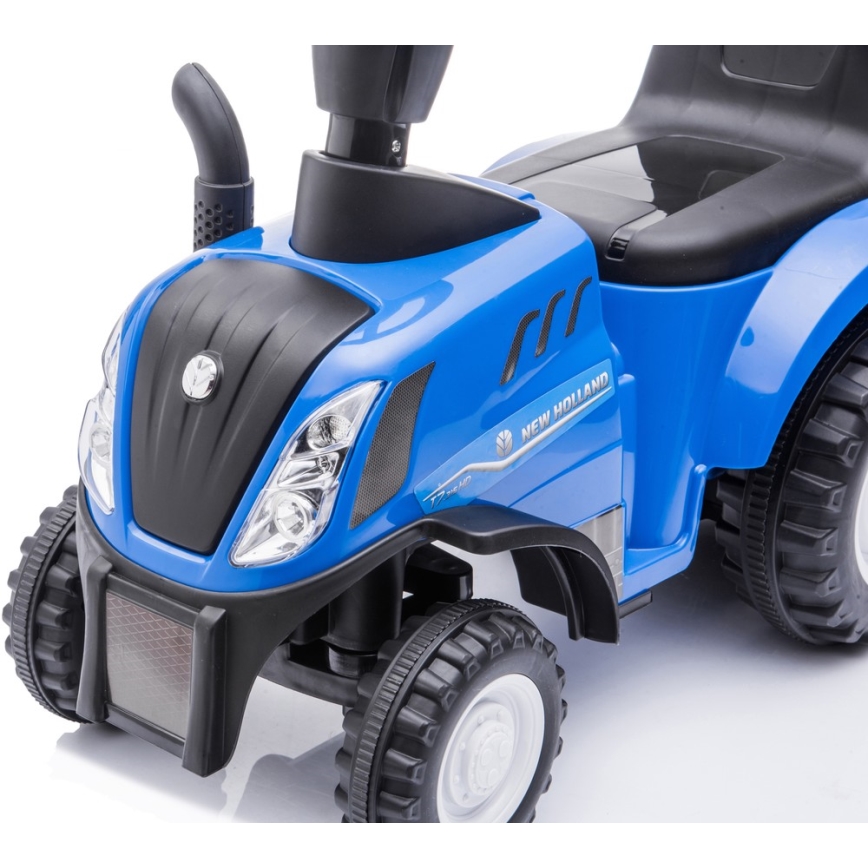 Машинка для катания NEW HOLLAND 2xAA синий/черный