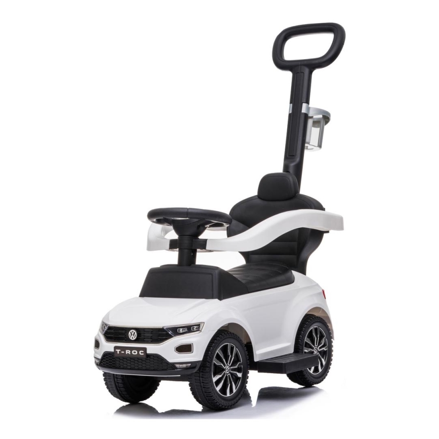 Машинка для катания Volkswagen 3в1 2xAA белый/черный