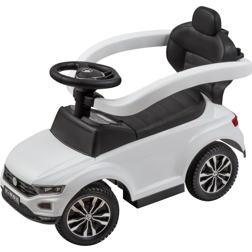 Машинка для катания Volkswagen 3в1 2xAA белый/черный