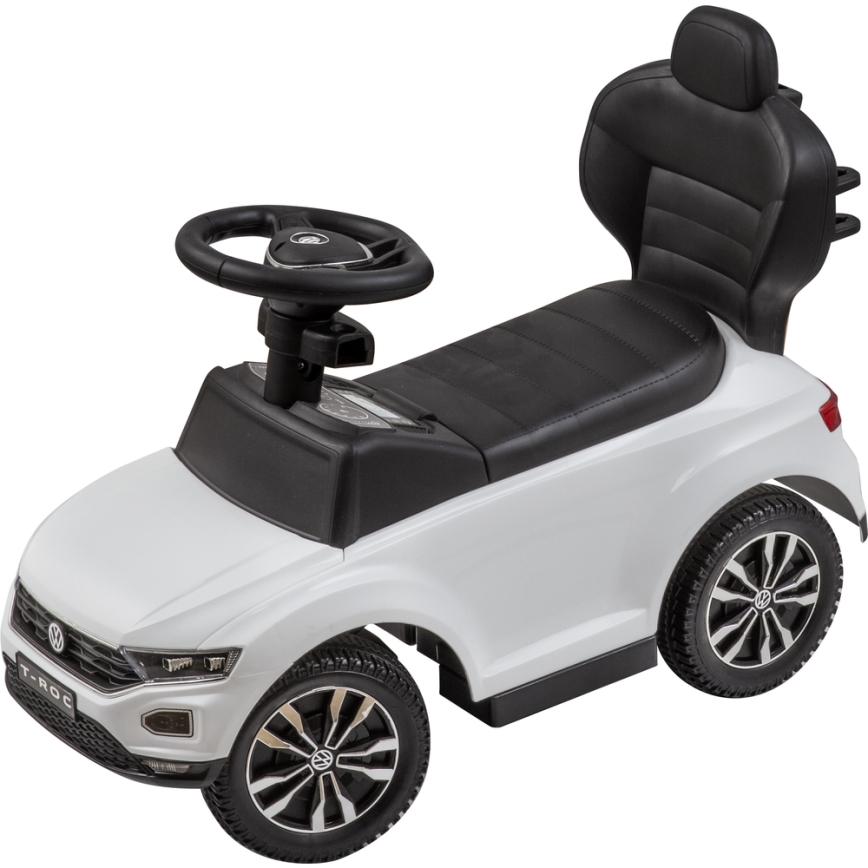 Машинка для катания Volkswagen 3в1 2xAA белый/черный