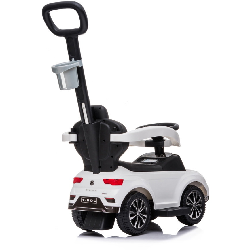 Машинка для катания Volkswagen 3в1 2xAA белый/черный