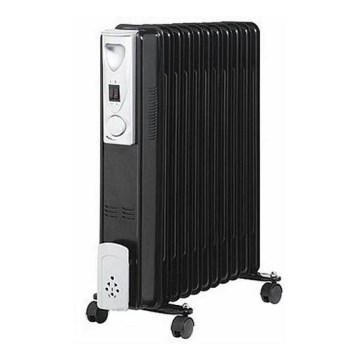 Масляный обогреватель с 11 ребрами 1000/1500/2500W/230V черный