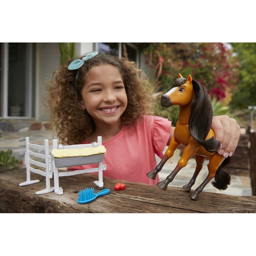 Mattel - Игрушка "Конь Спирит" с аксессуарами 3xAG13