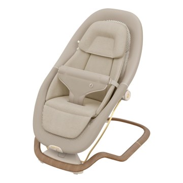 Maxi-Cosi - Дитяче вібруюче крісло-гойдалка DOVE PRO 3xAA бежевий